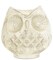 Melrose Mercury Glass Woodland Owl Bird Pillar Candle Holder - 8"
